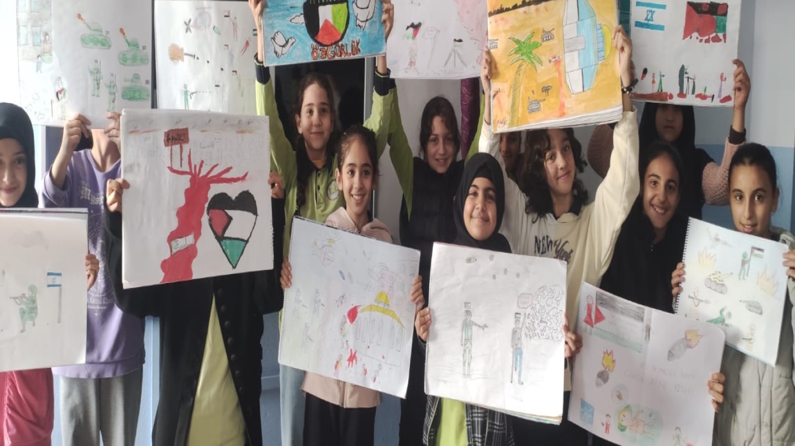 Okulumuzda Filistin Temalı Resim Yarışması
